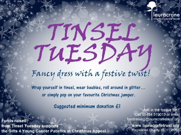 Tinsel Tuesday Laura Crane Youth Trust