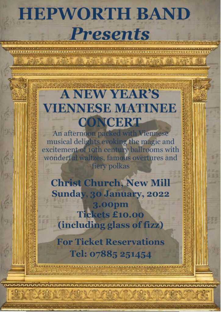Hepworth Band at Christ Church, New Mill, Holmfirth full of Viennese musical delights