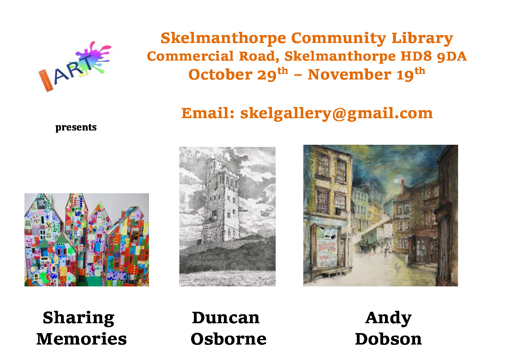 Duncan Osborne, Andy Dobson and Sharing Memories in exhibition