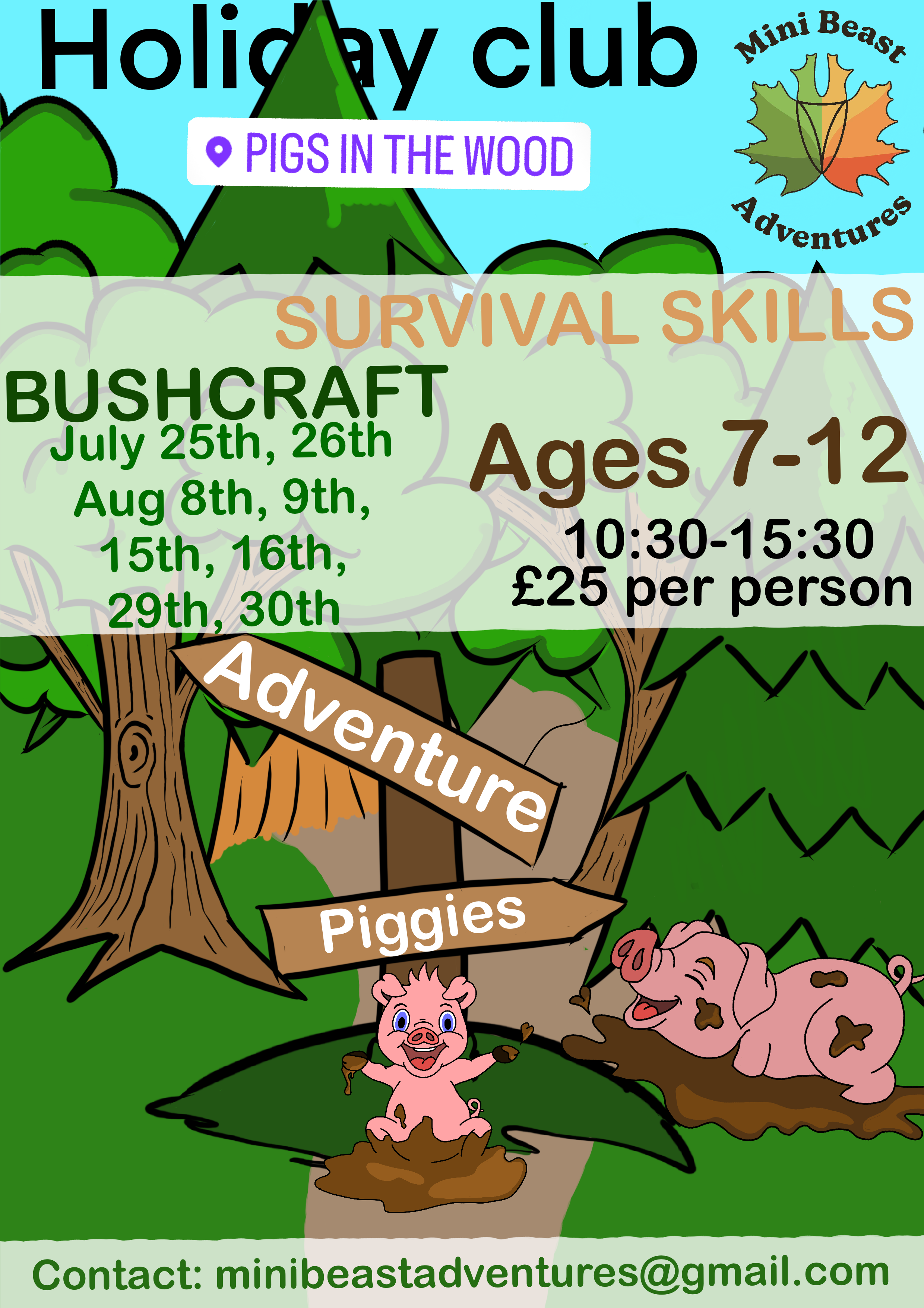Bushcraft Holiday club/camp