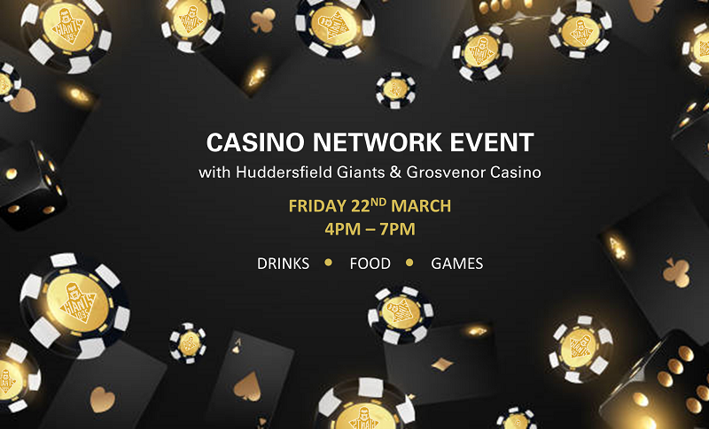 Casino Night with Huddersfield Giants & Grosvenor Casino