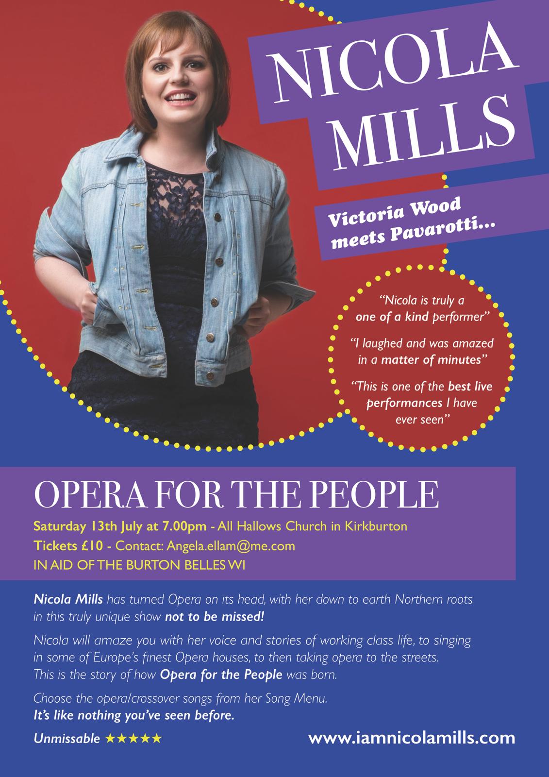 Nicola Mills, Opera For The People