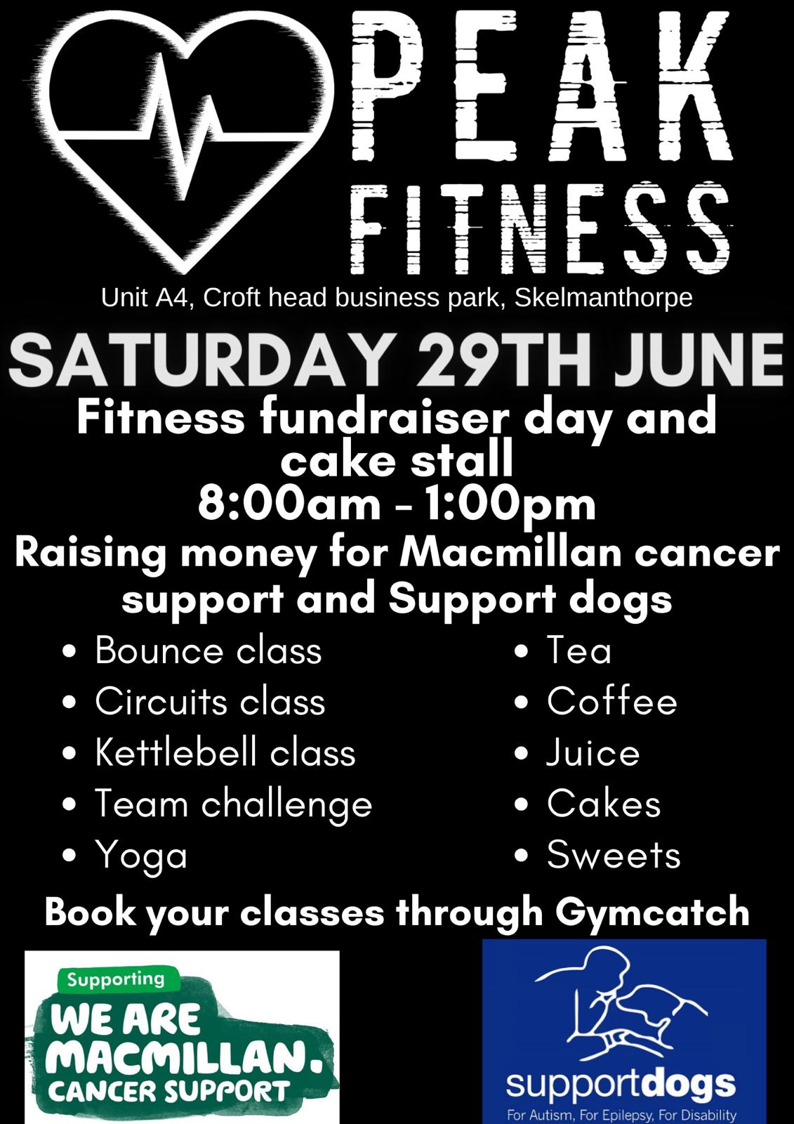 Fitness fundraiser day