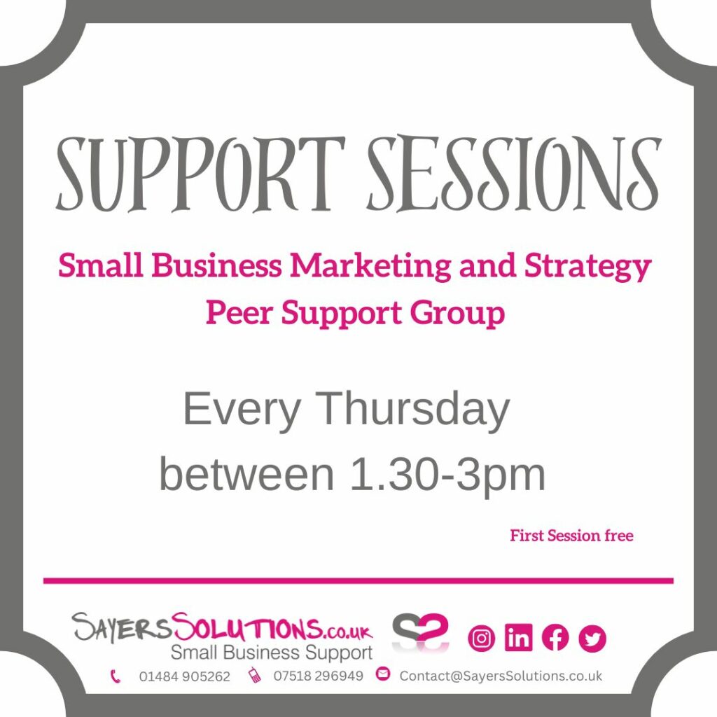 Small Business Marketing & Strategy Support Sessions