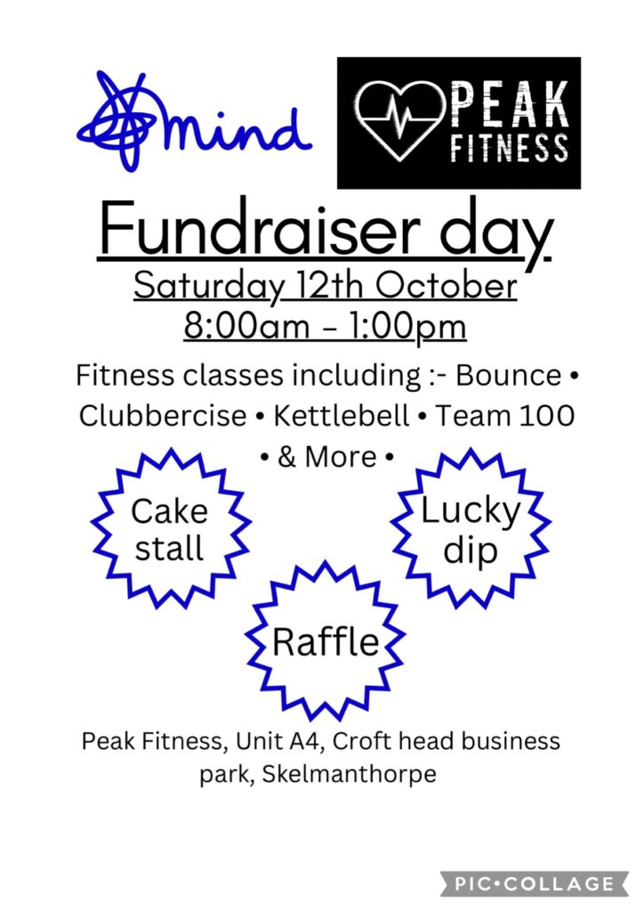 Fundraiser day Peak Fitness Mind