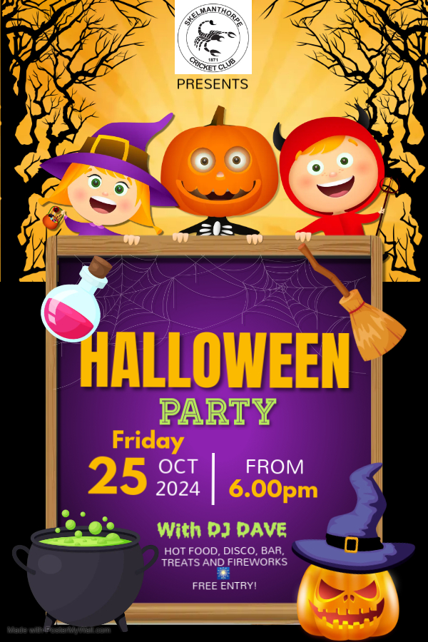 Halloween Party Skelmanthorpe Cricket Club