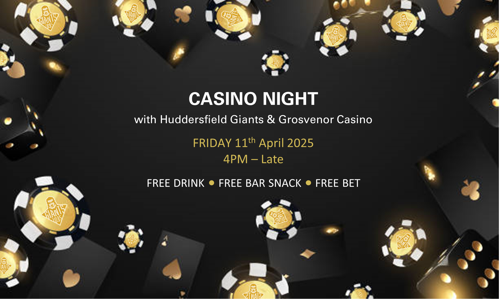 Huddersfield Giants X Grosvenor Casino Networking Night
