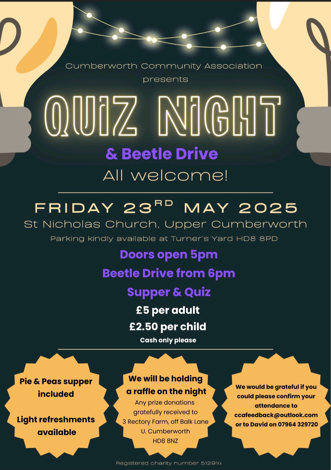 Quiz Night and Beetle Drive