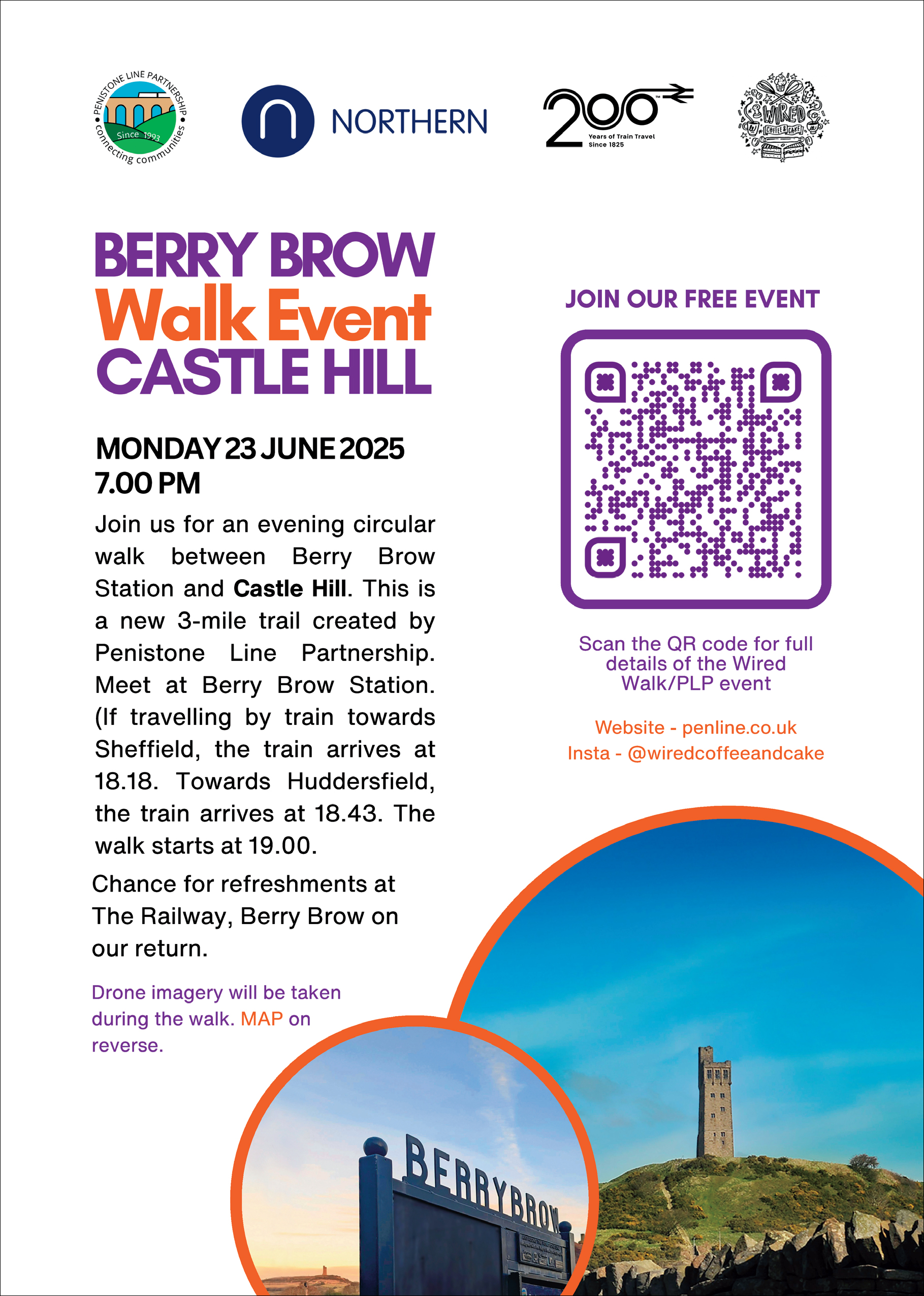 Evening Circular Walk Event - Berry Brow to Castle Hill