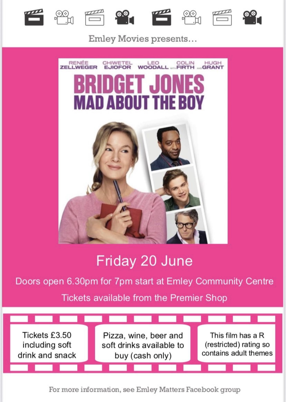 Emley Movie Night - Bridget Jones Mad About the Boy