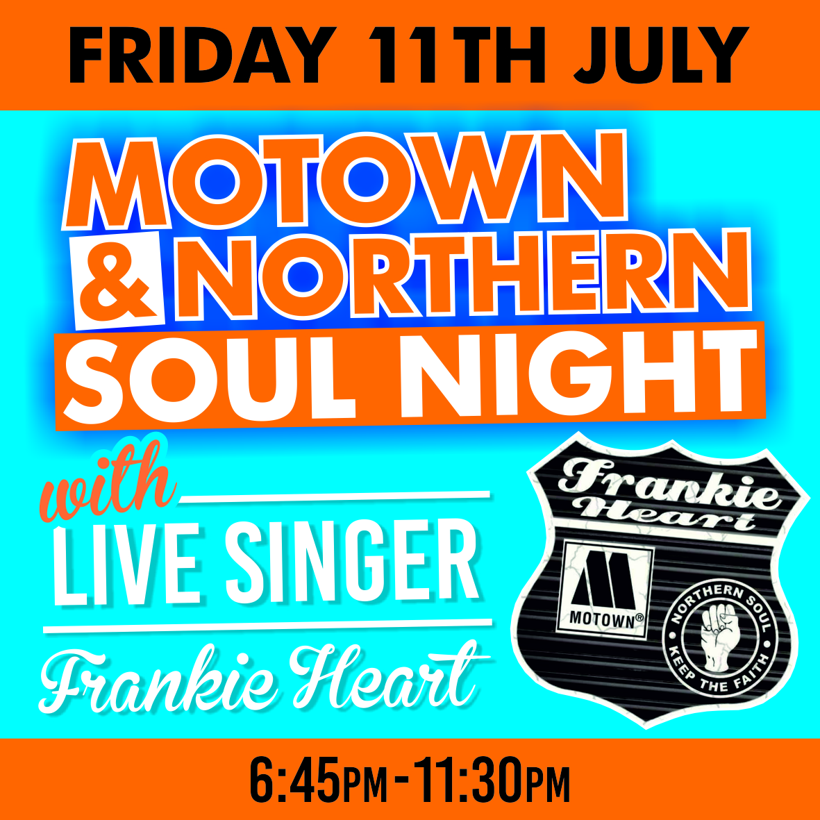 Motown & Northern Soul - Friday 11th July