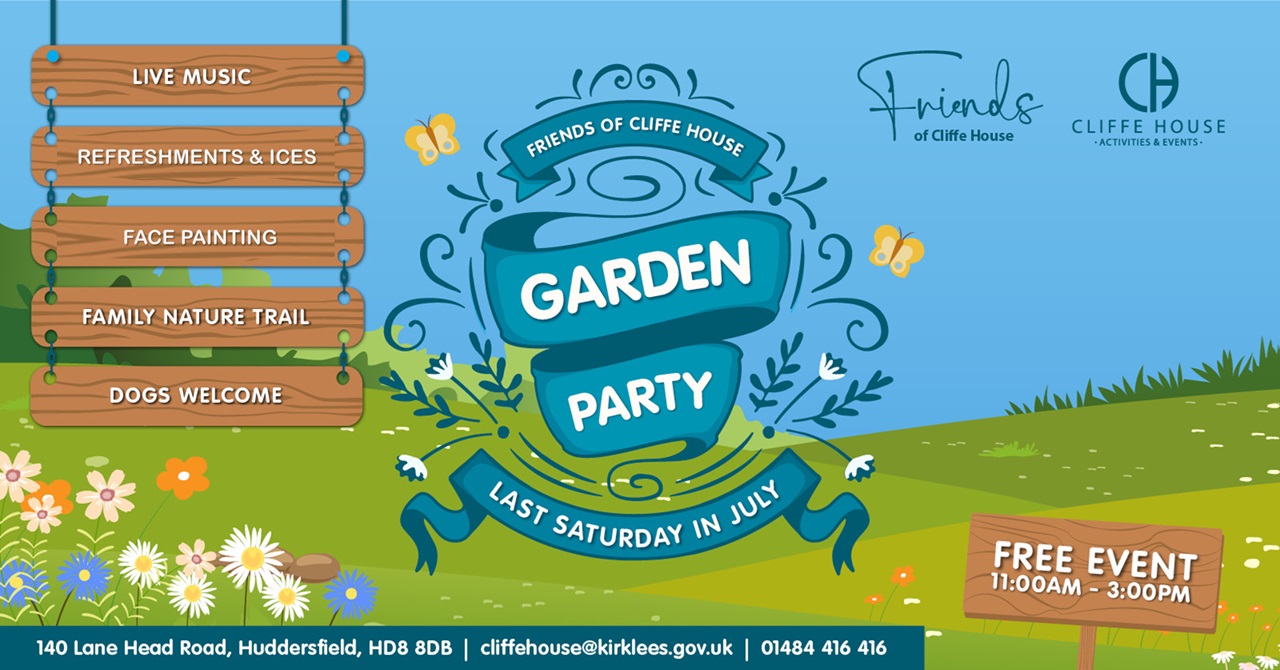 Family Garden Party at Cliffe House, Shepley