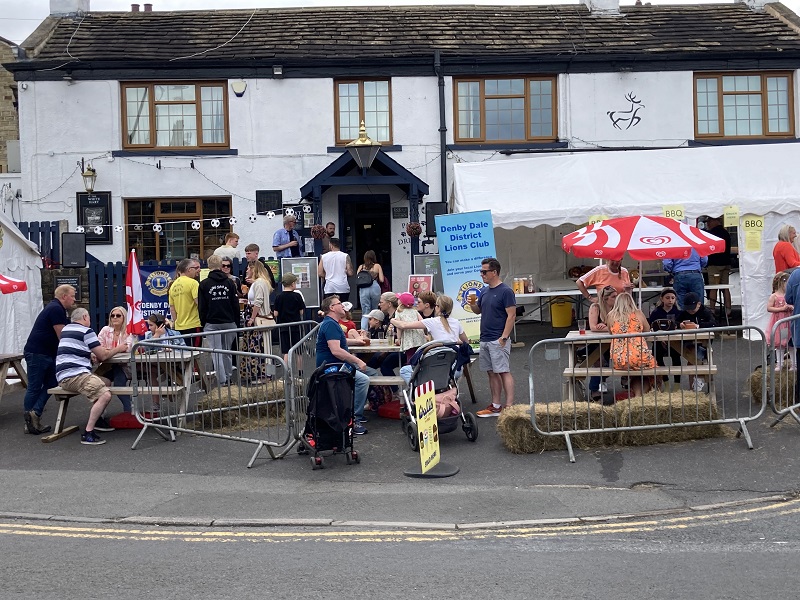 Denby Dale District Lions - Scarecrow Trail 2025 outside the White Hart