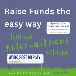 Raise Funds the easy way with Work Rest or Play