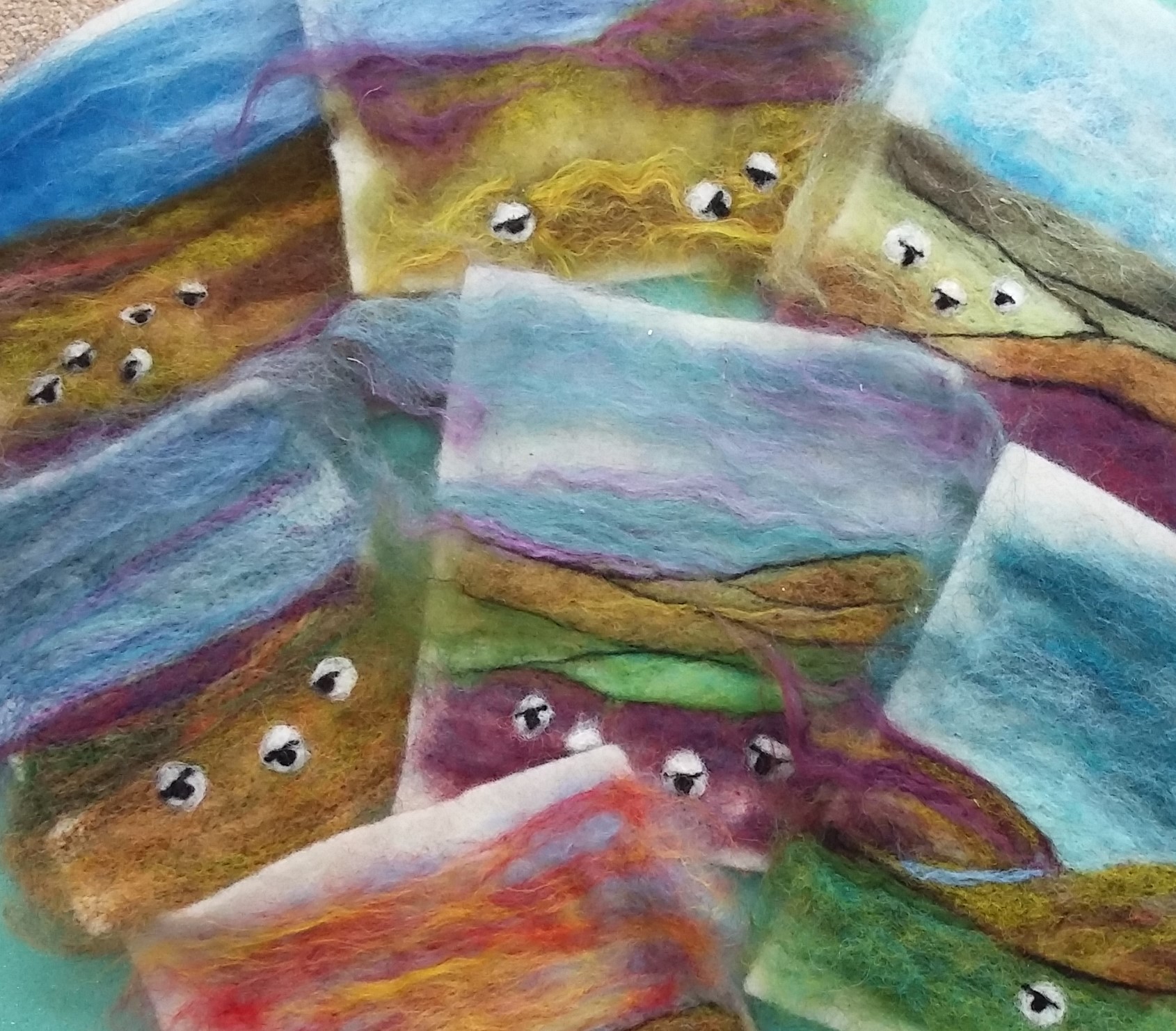 2D Needlefelt Workshop to create your own landscape picture