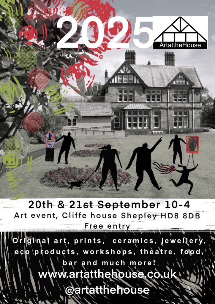 ArtattheHouse 2025 Shepley West Yorkshire Arts Weekend Event aath poster