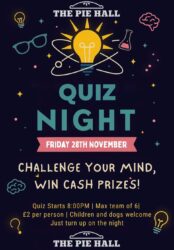 Quiz Night Denby Dale Pie Hall