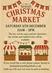 Christmas Market Denby Dale Pie Hall