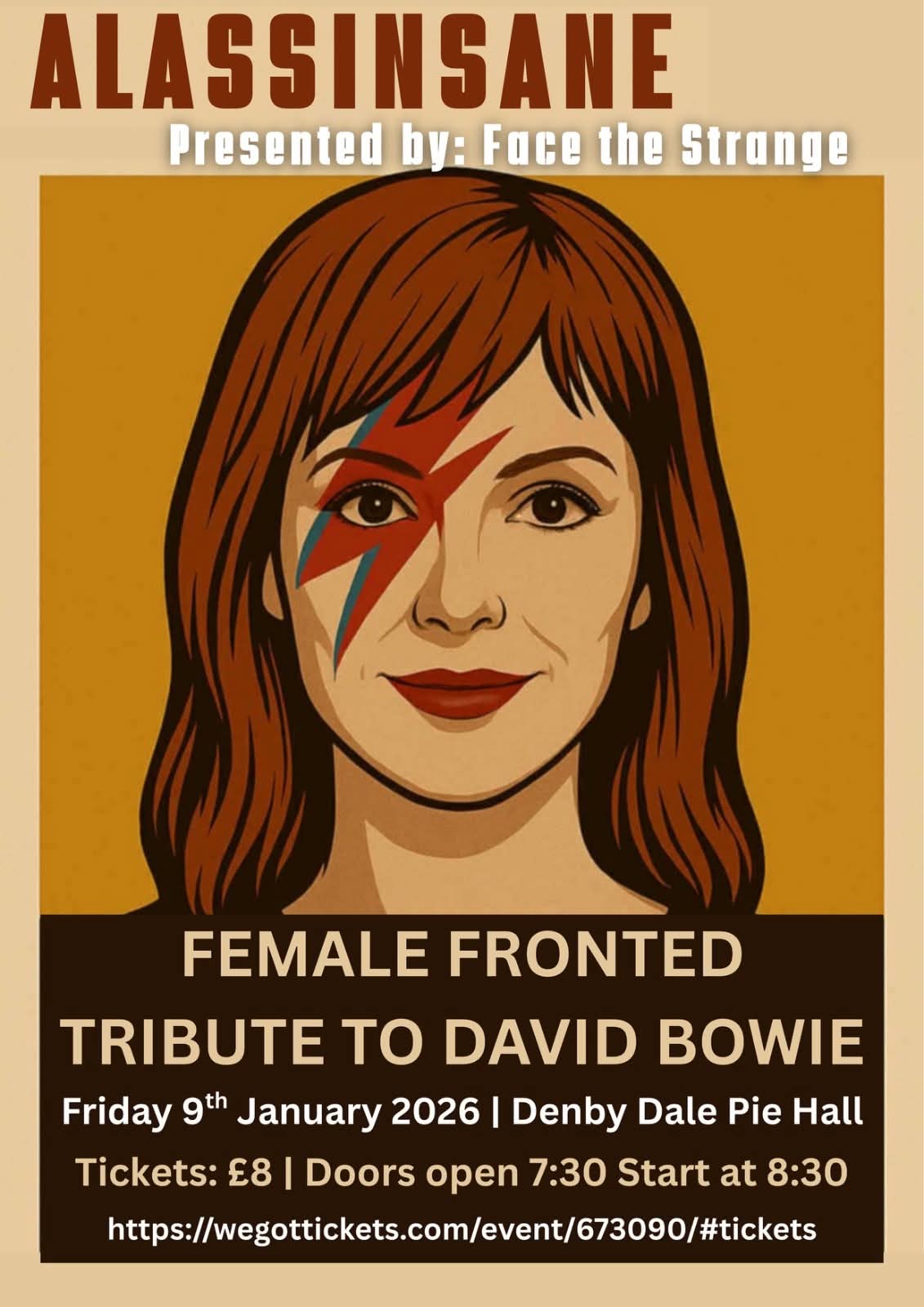 Alassin Sane a Female Fronted Tribute to David Bowie