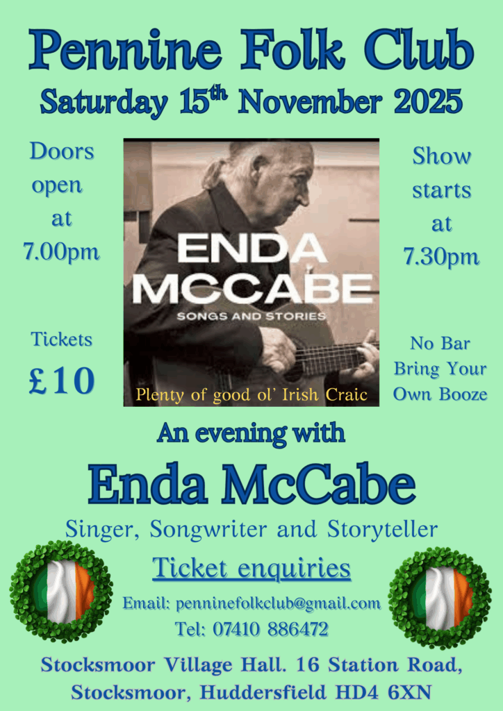 ENDA McCABE - A4 Shamrock Poster