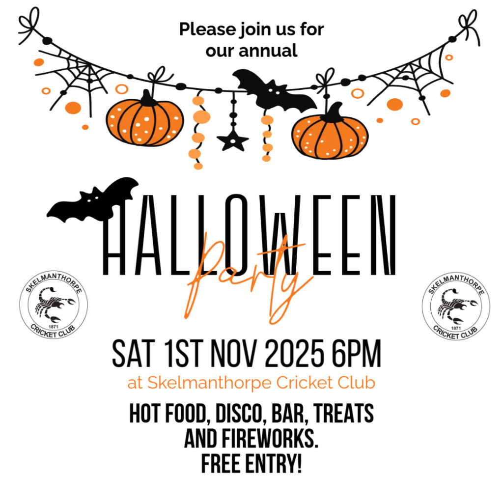 Halloween Party at Skelmanthorpe Cricket Club