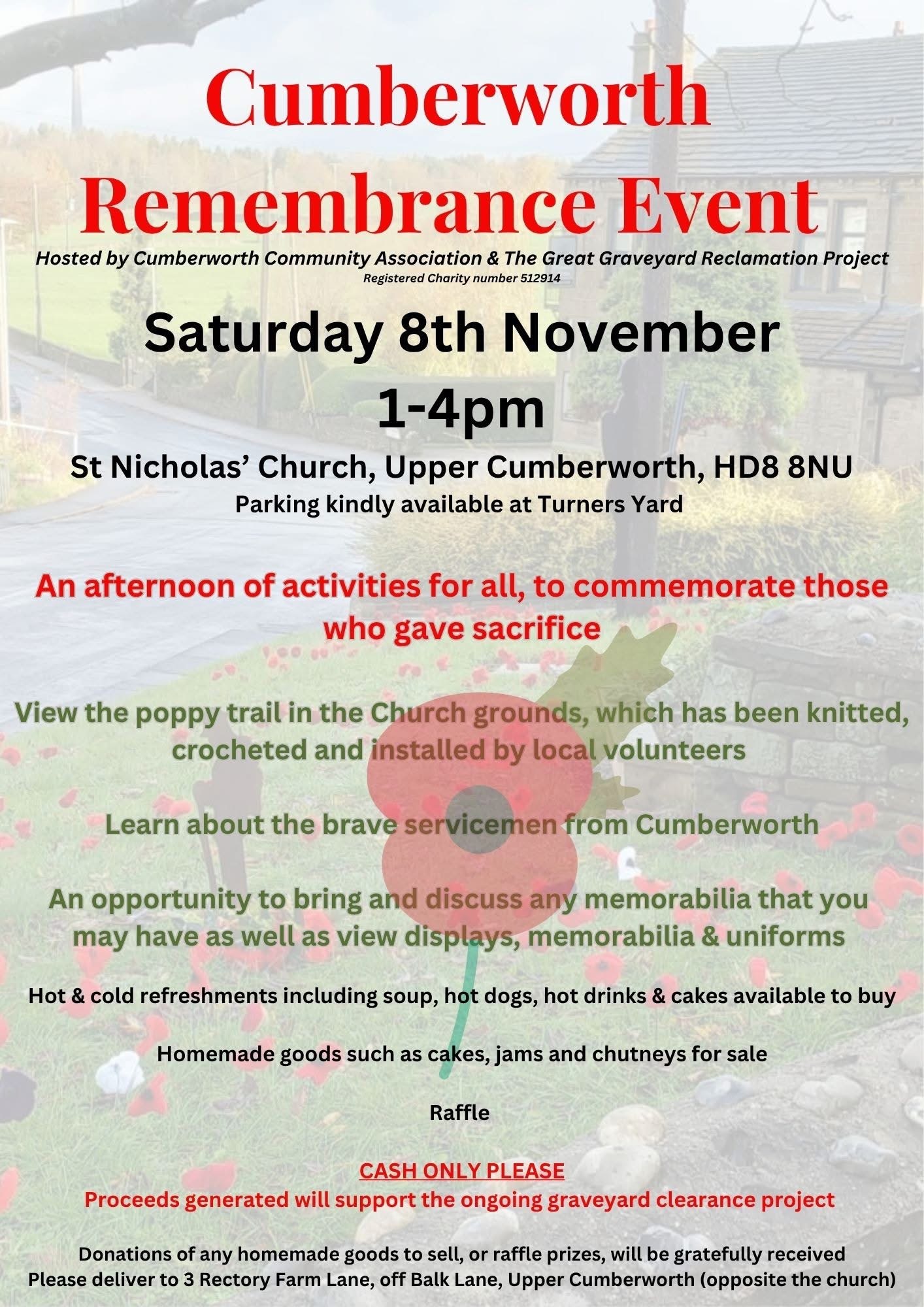Cumberworth Remembrance Community Event