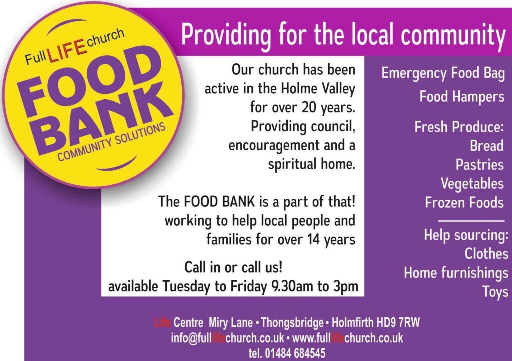 Thongsbridge Food Bank – Full Life Circle Church