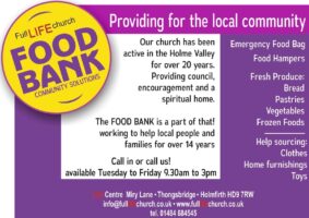 Thongsbridge Food Bank – Full Life Circle Church