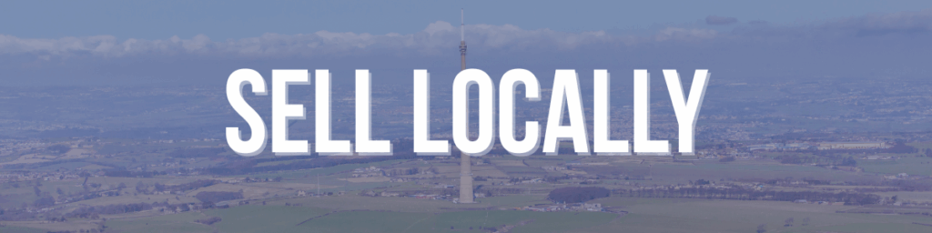 Sell Locally on our Virtual High Street - Work Rest or Play website header