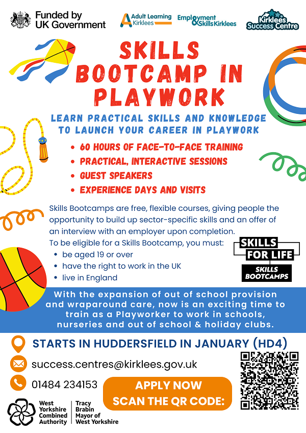 Skills Bootcamp in Playwork