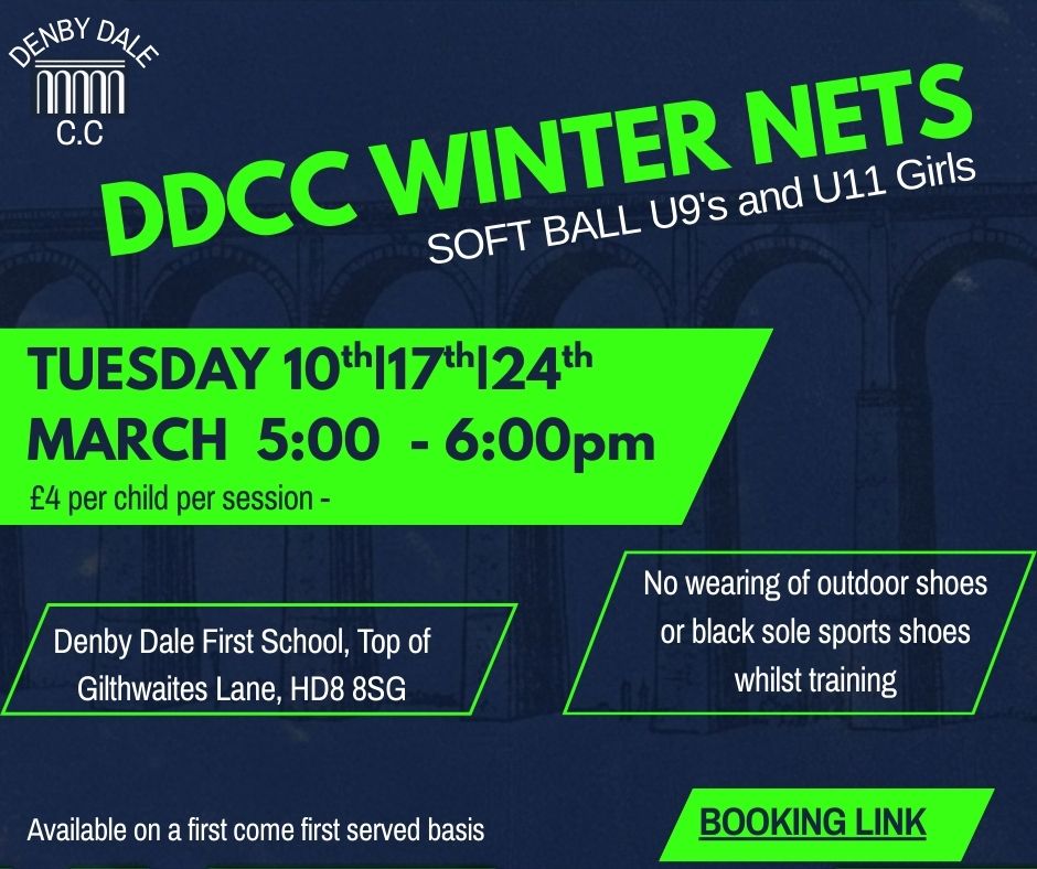 Cricket Winter Nets U9 Boys and U11 Girls