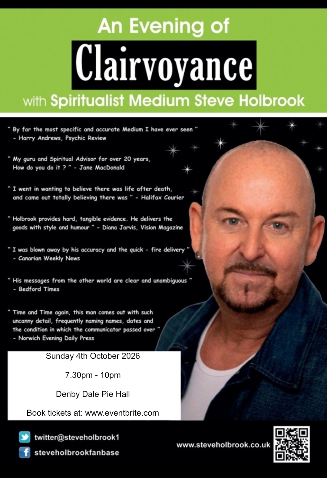 An Evening of Mediumship with Steve Holbrook