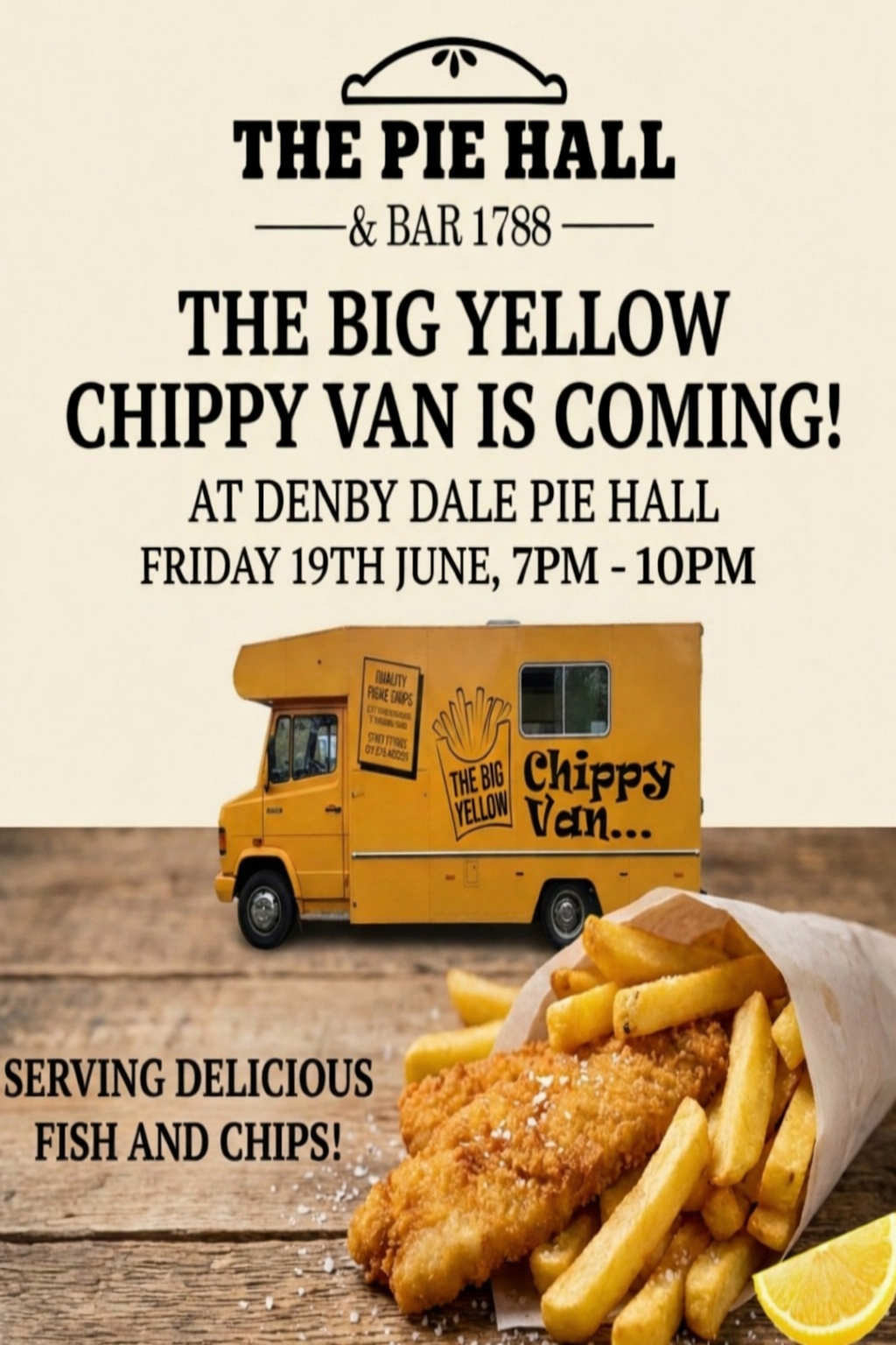 The Big Yellow Chippy Van