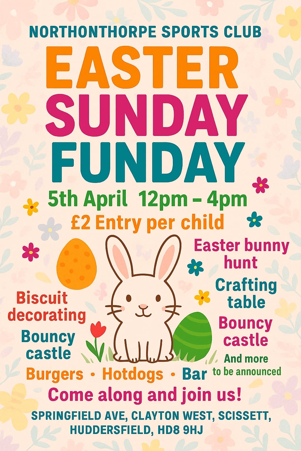 Nortonthorpe Sports Club Easter Sunday Funday