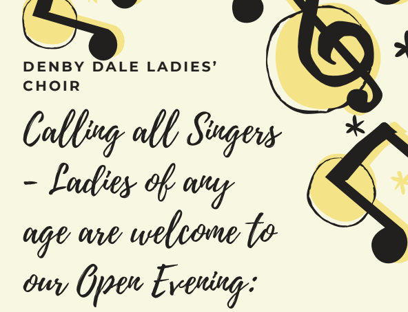 Join us for our Open Evening rehearsal of fun warm-ups, learning a new song along with the choir, and cake!