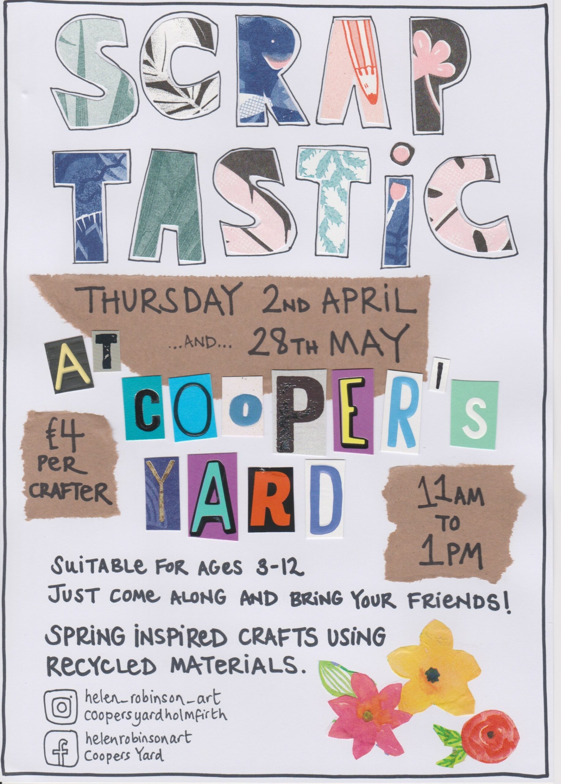 Craft Workshop - SCRAPtastic at Coopers Yard