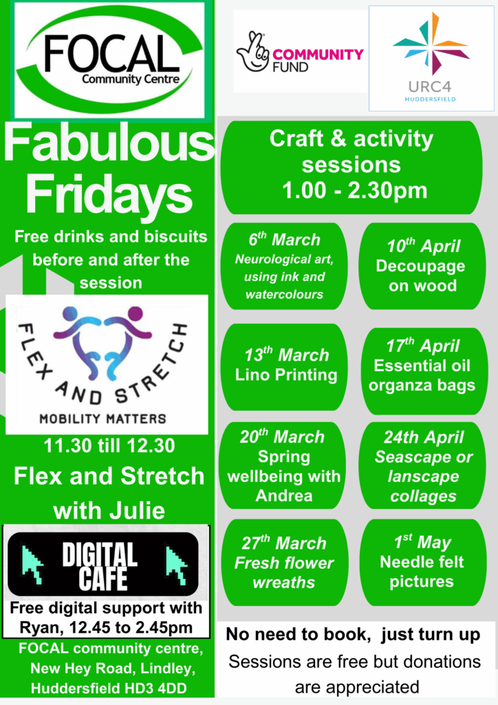 Fab Friday spring poster