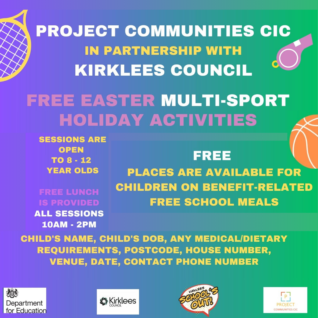 Project Communities Easter Multi Sports Holiday Programme