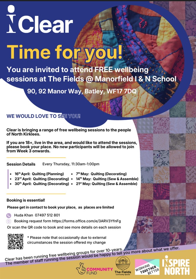 Community quilt at Manorfield I N School