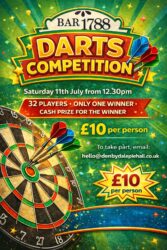 Darts Competition at Bar 1788