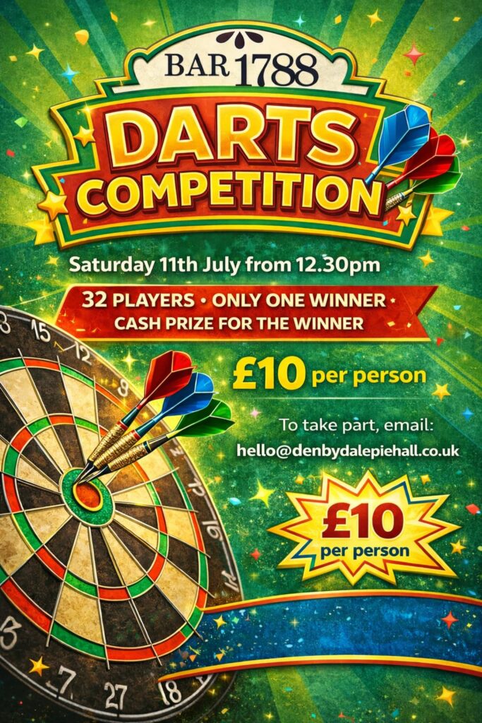 Darts Competition at Bar 1788