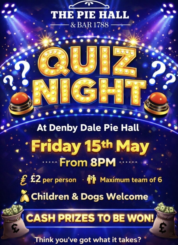 Quiz Night Denby Dale Pie Hall