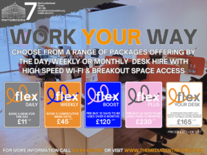 Hot Desking and Co-working - Flex @ The Media Centre