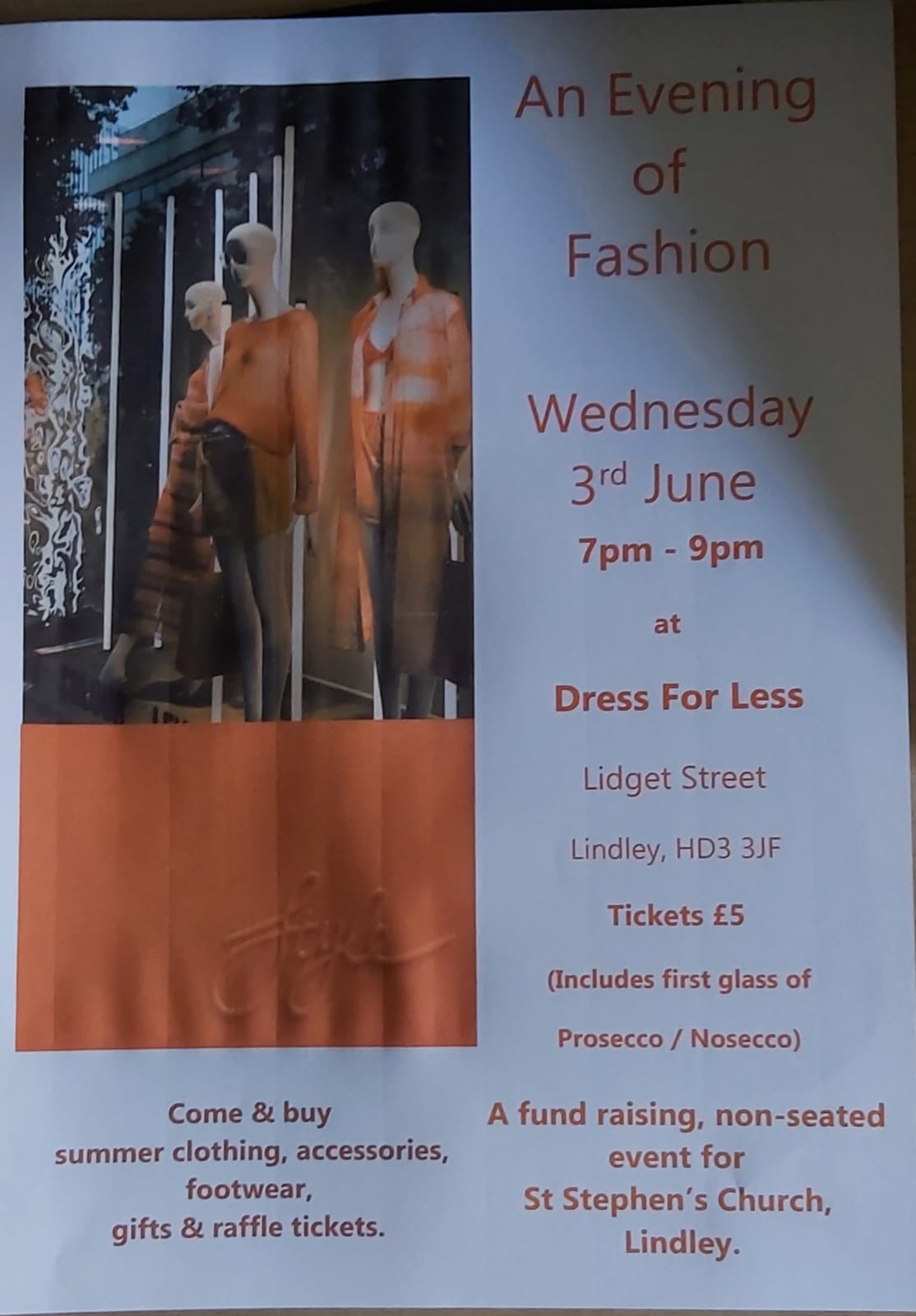 An Evening of Fashion with fizz