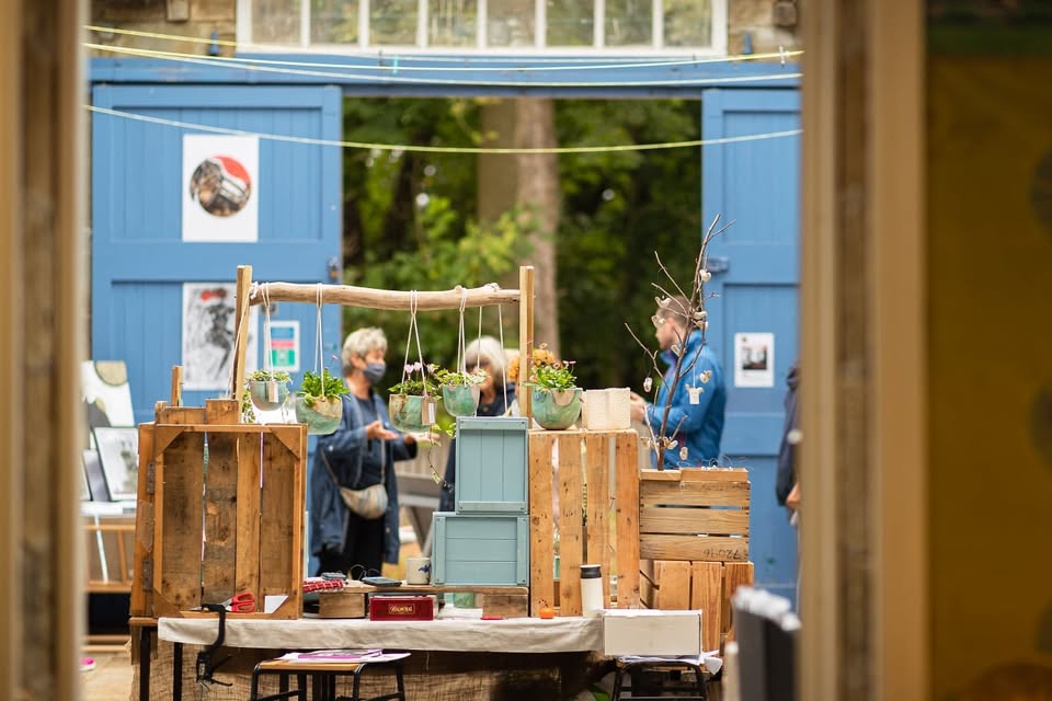 Art at the House Arts Festival 2026, a FREE 2 day Art event, with Art for sale in all mediums, food, bar, music & workshops