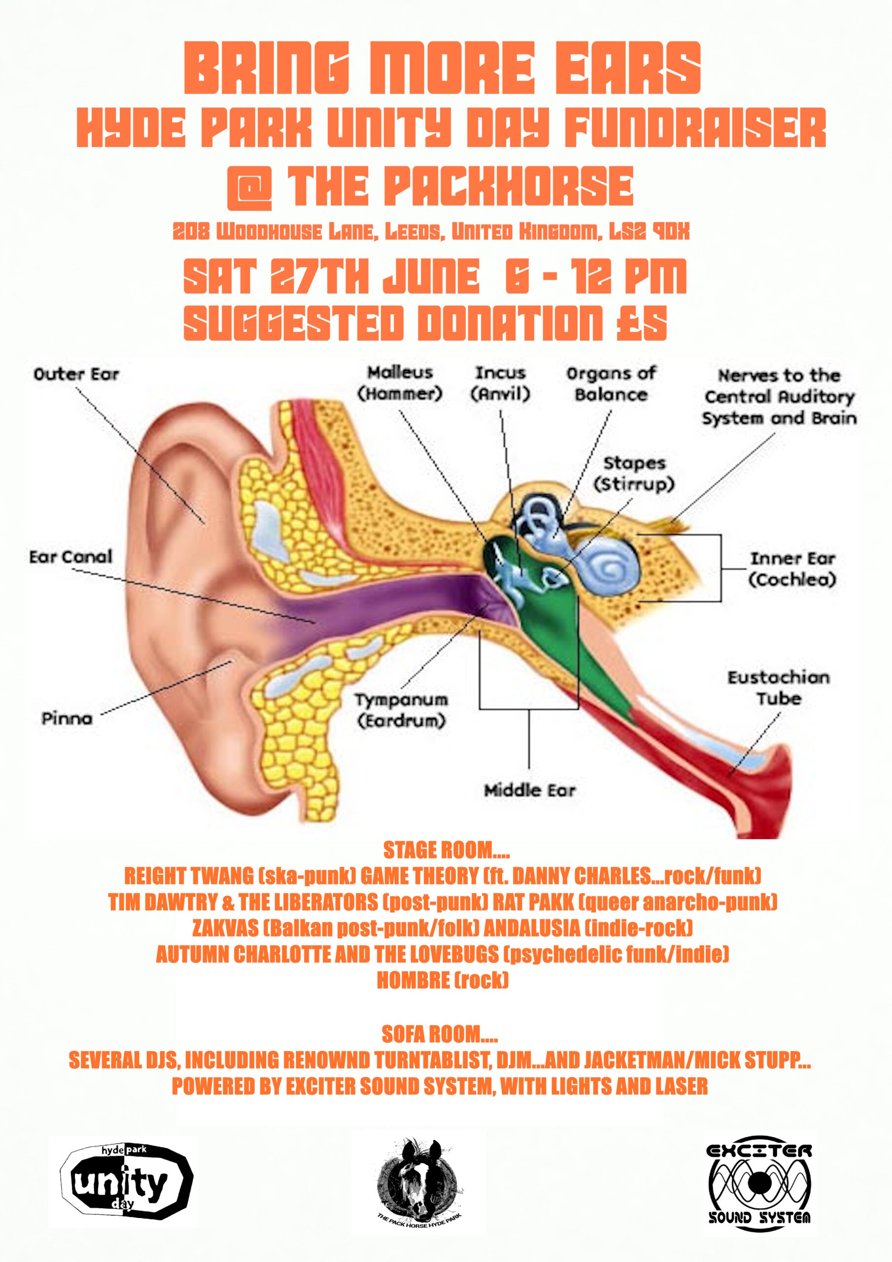 Bring More Ears: Hyde Park Unity Day fundraiser