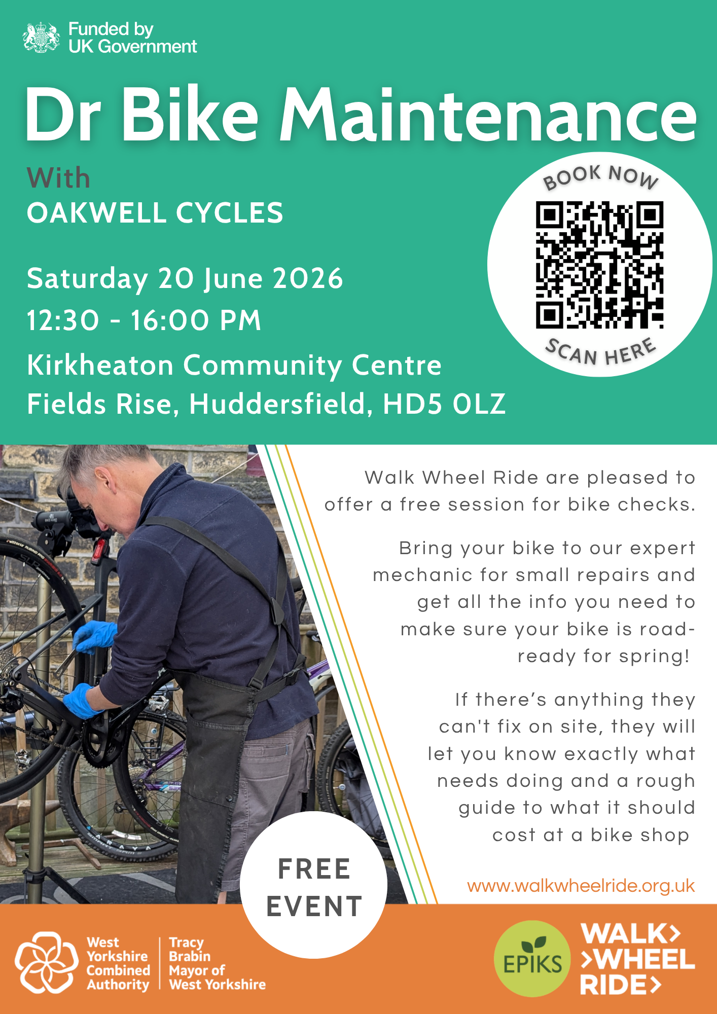 Dr Bike - FREE bike maintenance sessions