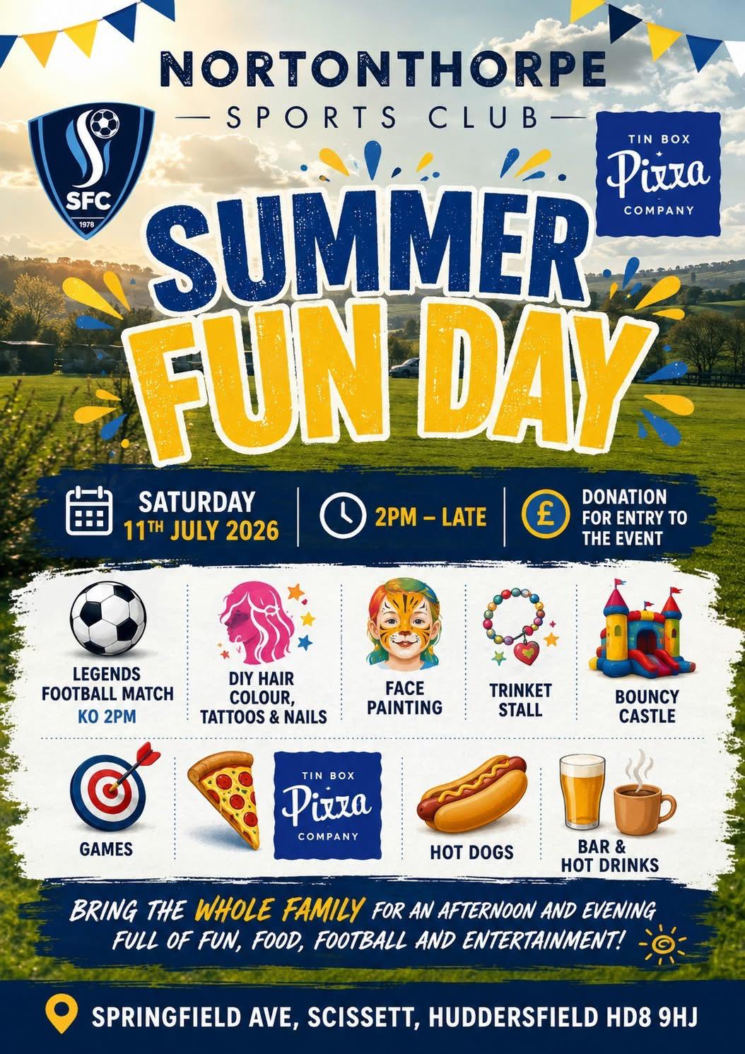 Summer Fun Day at Nortonthorpe Sports Club