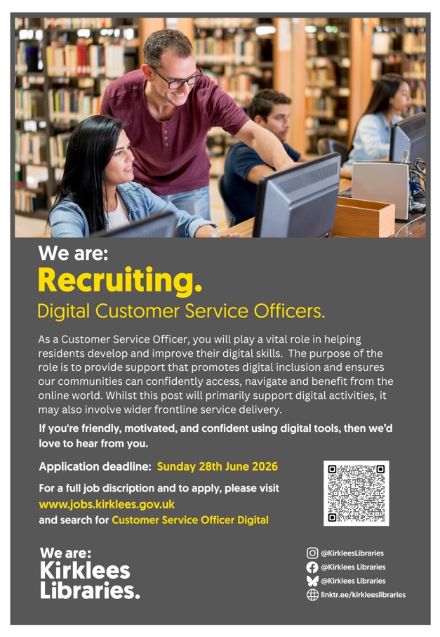 Kirklees Libraries Job Opps
