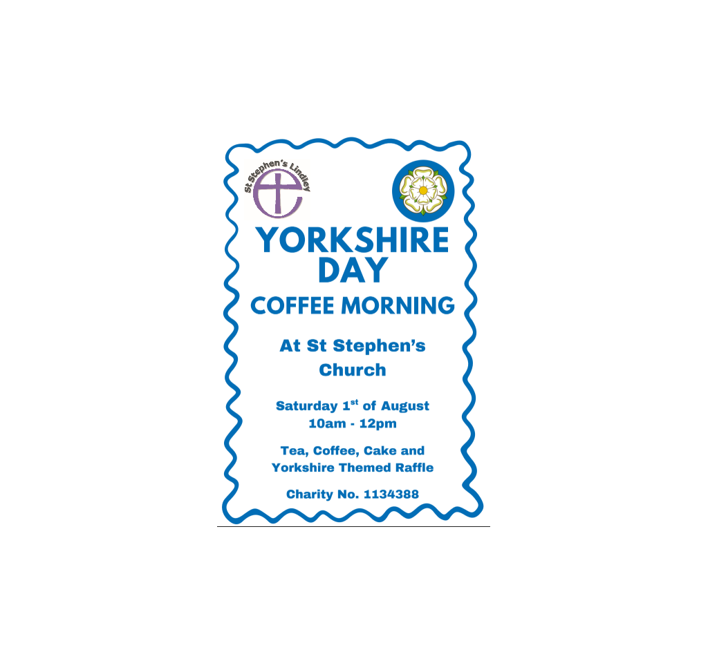 Yorkshire Day coffee morning